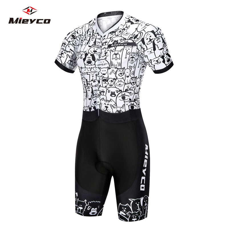 Cycling Gear Jersey - Męski i damski kombinezon triathlonowy z