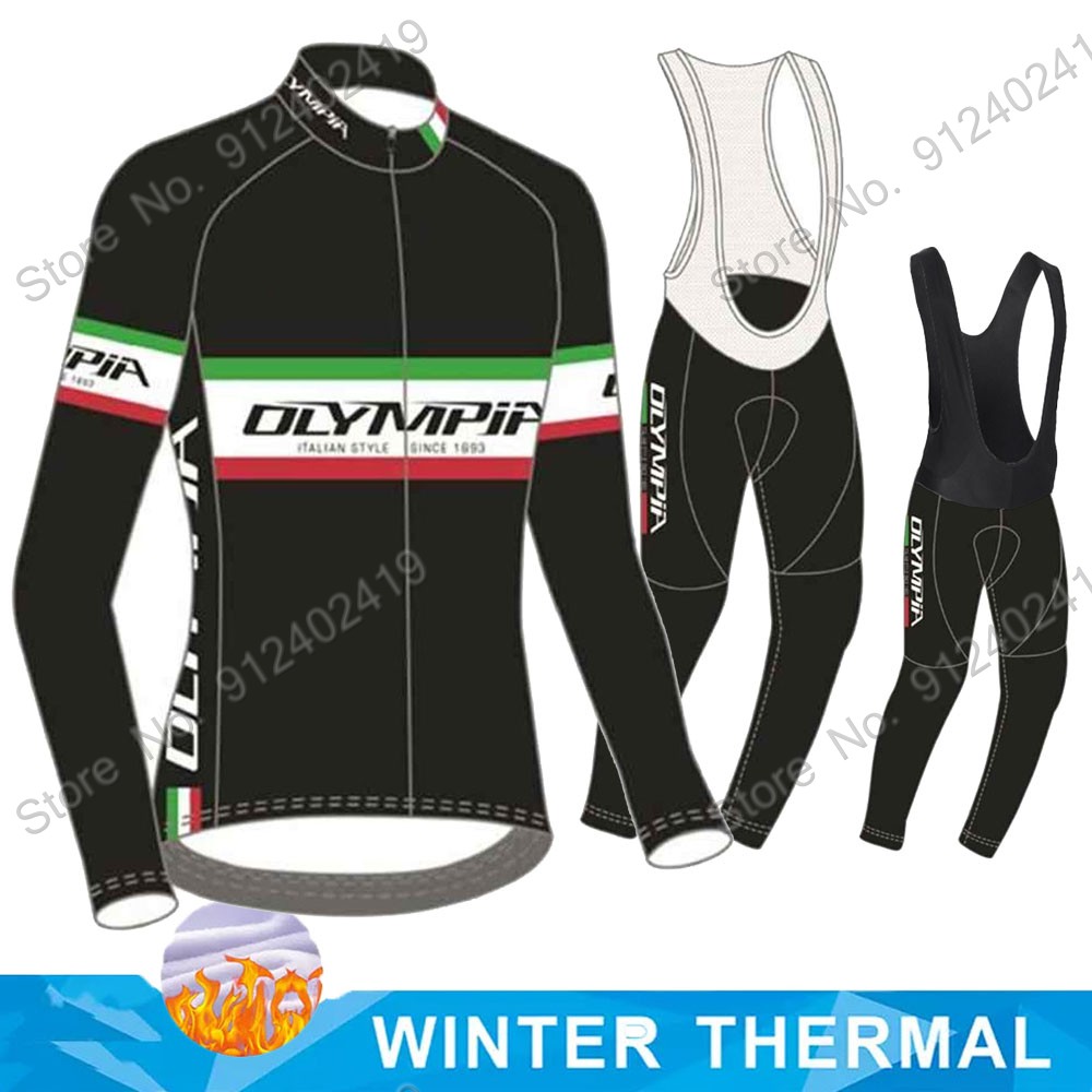 Cycling Bib Shorts - Maglia Ciclismo 2023 Olympia Italia drużynowa