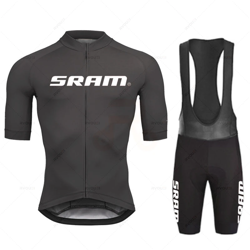 Cycling Bib Shorts - 2024 Sram Pro Zestawy koszulek kolarskich