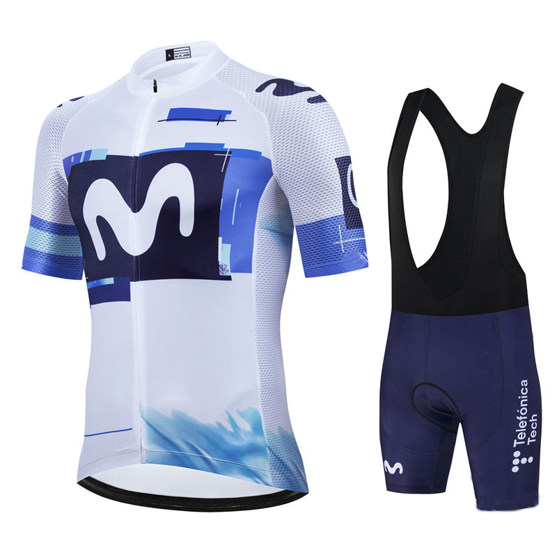 Cycling Gear Brands - Movistar Pro Team letni kombinezon rowerowy