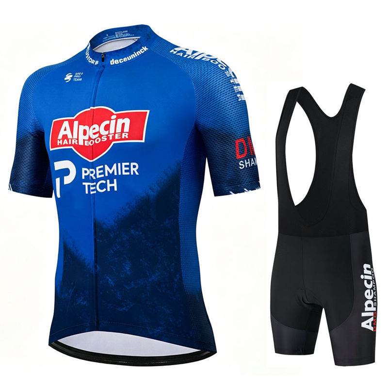 Cycling Bib Shorts - Alpecin Pro zestawy koszulek rowerowych męskie